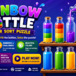 Play Rainbow Bottle Color Sort Puzzle Online Free